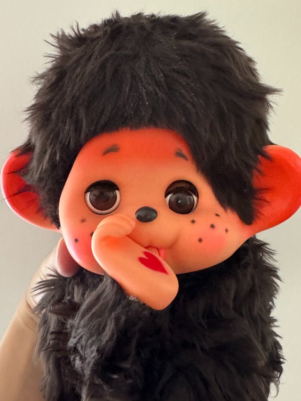 Rare Vintage 70s Monchhichi Sleepy Eyes Toy Plush Japan Preowned Collectible